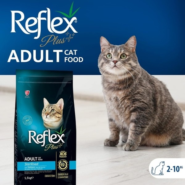 Reflex Plus Adult Somonlu Kısırlaştırılmış Kedi Maması