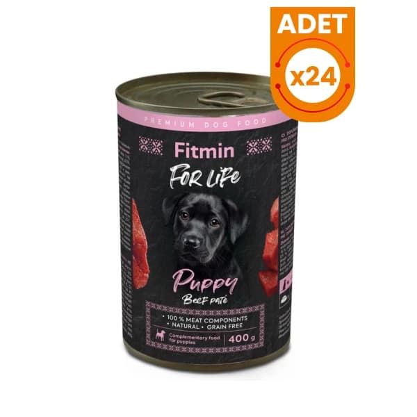 Fitmin For Life Biftekli Pate Yavru Konserve Köpek Maması