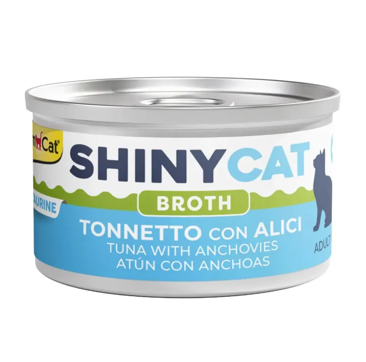 Gimcat Shinycat Sos İçinde Ançüezli Ton Balığı Kedi Konserve Maması
