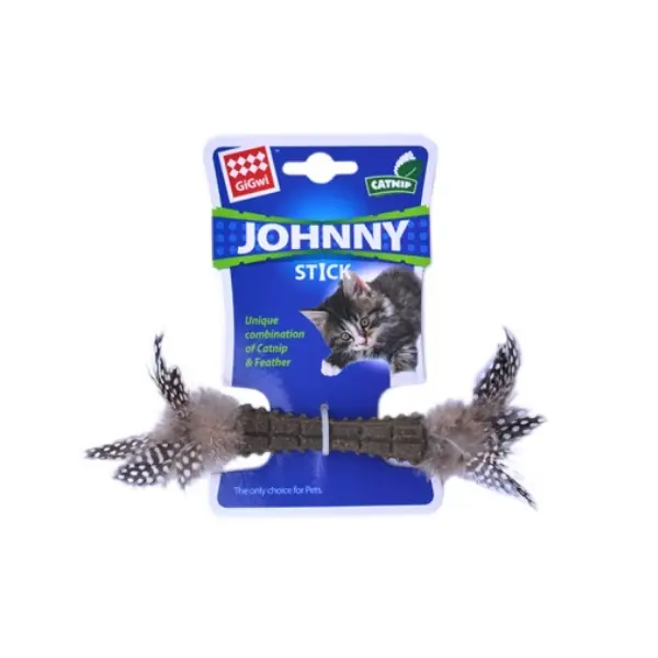 Gigwi Johnny Stick Catnipli Doğal Tüylü Kedi Oyuncağı