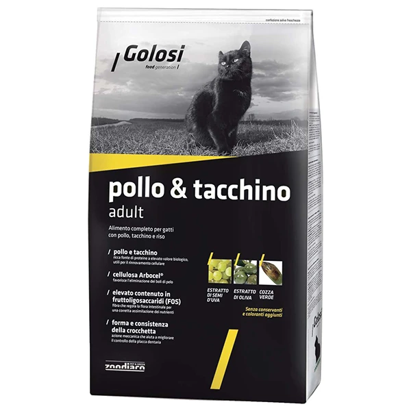 Golosi Tavuklu Hindili Yetişkin Kedi Maması