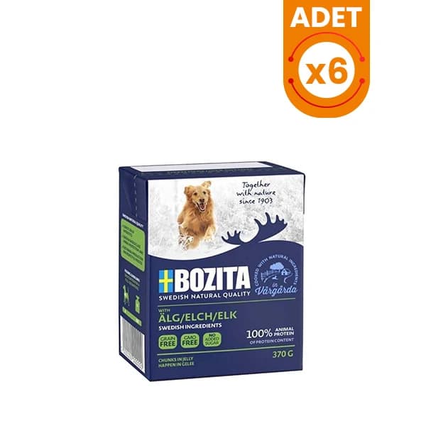Bozita Naturals Geyik Etli Tahılsız Konserve Köpek Maması