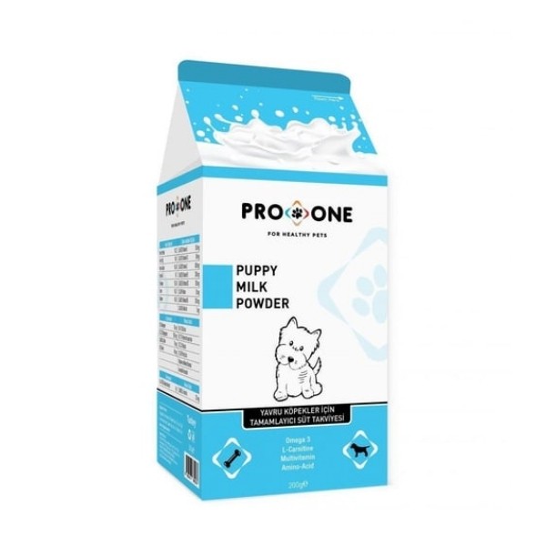 ProOne Puppy Milk Powder Yavru Köpekler için Tamamlayıcı Süt Takviyesi