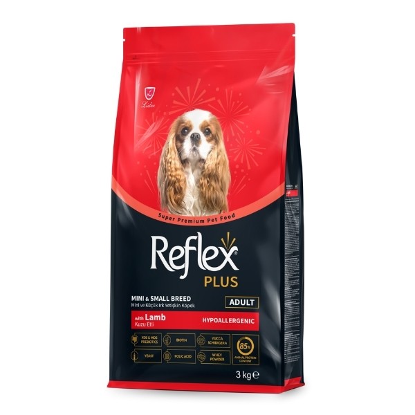 Reflex Plus Kuzu Etli Mini ve Küçük Irk Yetişkin Köpek Maması