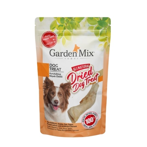 Garden Mix Kurutulmuş Kuzu Paça Tekli Köpek Ödül Maması