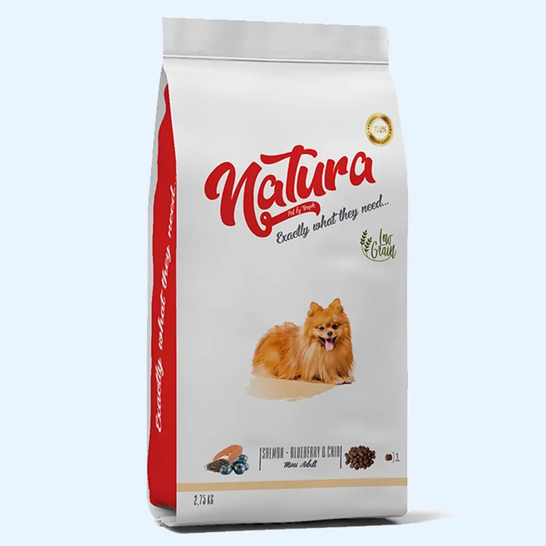 Natura Premium Somonlu Çia Tohumlu Küçük Irk Yetişkin Köpek Maması