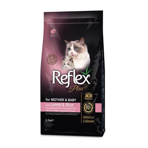 Reflex Plus Mother&Baby Kuzu Etli Anne ve Yavru Kedi Maması