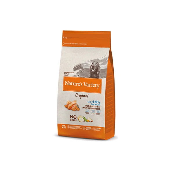 Natures Variety Original Somonlu Tahılsız Orta ve Büyük Irk Yetişkin Köpek Maması