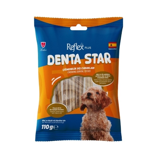 Reflex Plus Denta Star Çiğnemelik Diş Çubukları Küçük Irk Yetişkin Köpek Ödül Maması