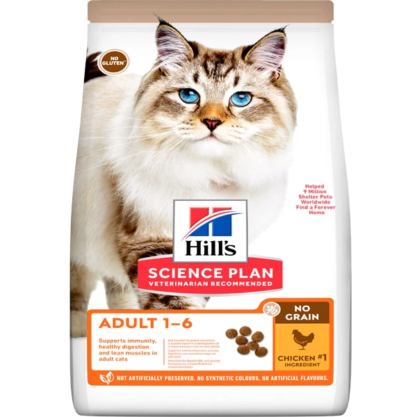 Hills Tahılsız Tavuklu Yetişkin Kedi Maması