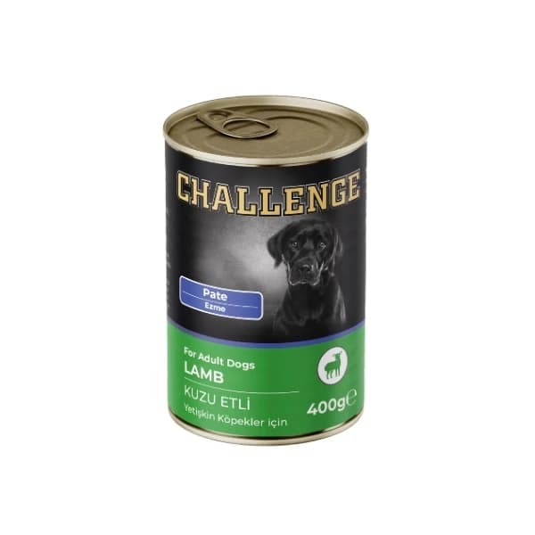 Challenge Pate Kuzu Etli Yetişkin Konserve Köpek Maması