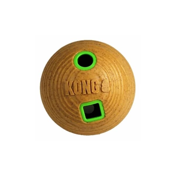 Kong Bamboo Feeder Top Köpekler için Ödül Maması Dağıtma Oyuncağı