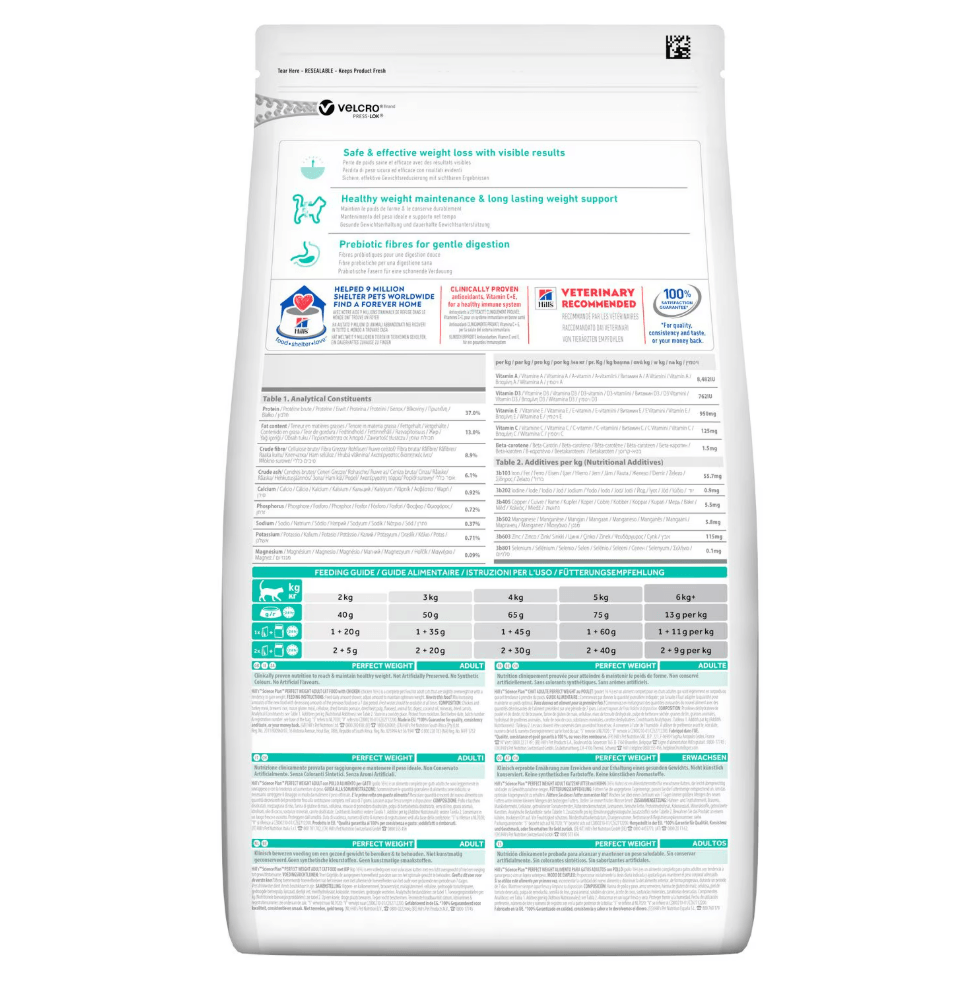 Hills Adult Perfect Weight Tavuklu Yetişkin Kedi Maması