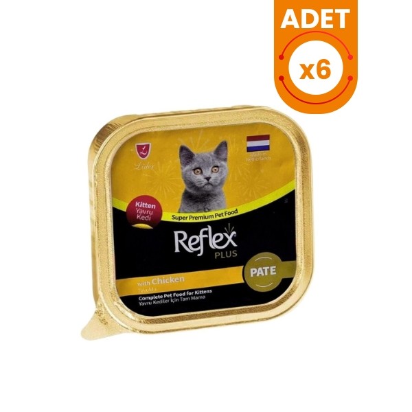 Reflex Plus Pate Tavuk Etli Yavru Konserve Kedi Maması