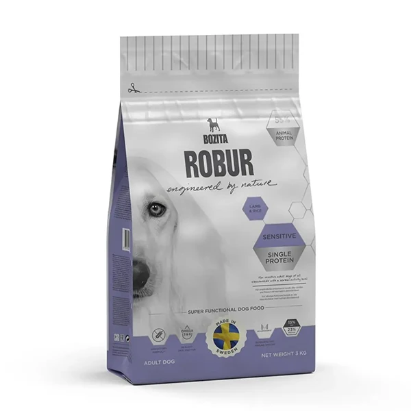 Bozita Robur Sensitive Single Protein Kuzu ve Pirinçli Hassas Tahılsız Köpek Maması