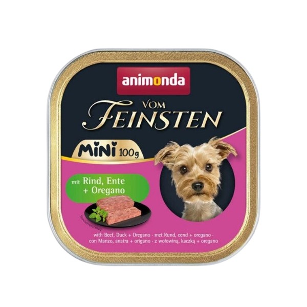 Animonda Vom Feinsten Dana ve Ördek Etli Mini Irk Yetişkin Köpek Konservesi