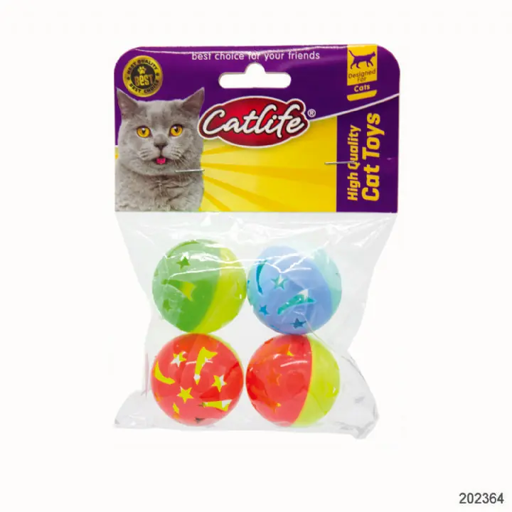 Catlife Zilli Top Plastik Kedi Oyuncağı