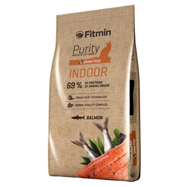 Fitmin Purity İndoor Taze Somon Etli Yetişkin Kedi Maması