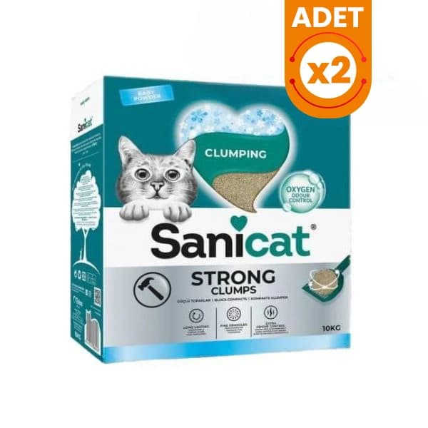Sanicat Strong Clumps Ekstra Güçlü İnce Taneli Kedi Kumu