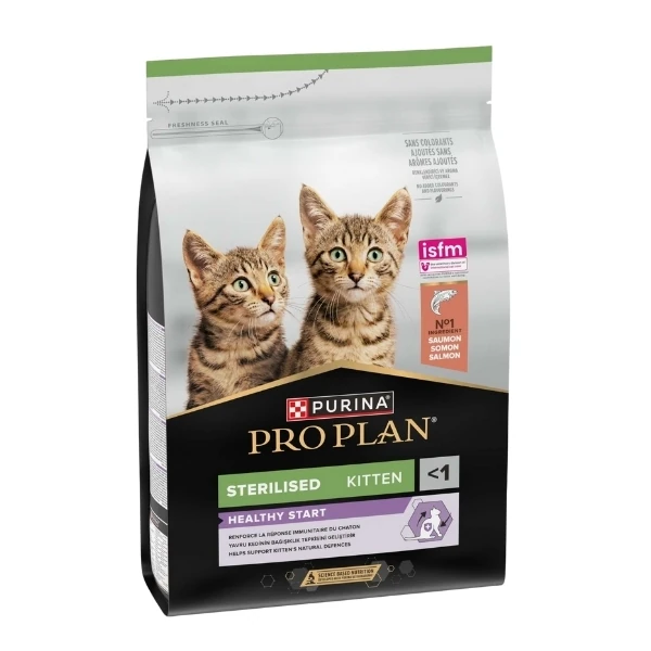 Pro Plan Sterilesed Kitten Somonlu Kısırlaştırılmış Yavru Kedi Maması - 3 Kg