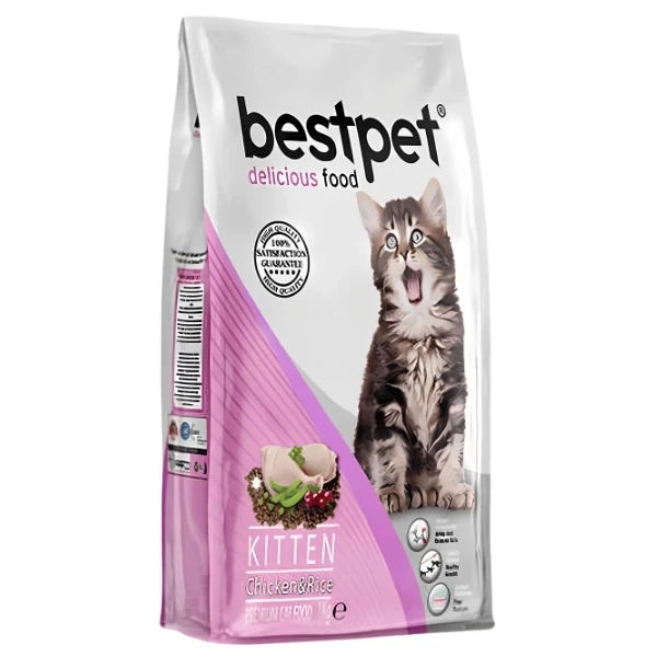 Bestpet Tavuklu Yavru Kedi Maması - 15 Kg
