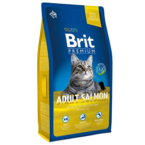 Brit Premium Somonlu Yetişkin Kedi Maması - 8 Kg