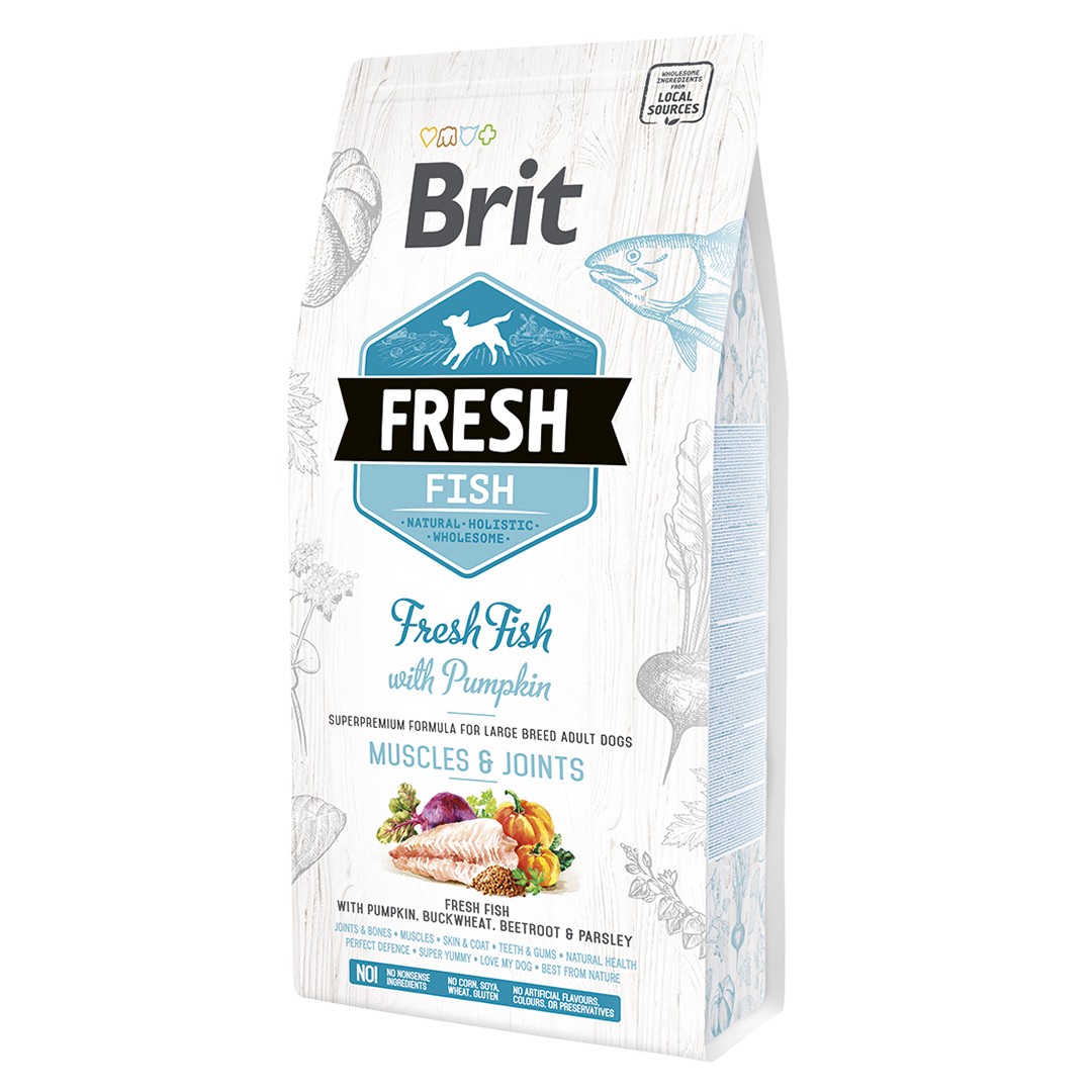 Brit Fresh Balıklı ve Balkabaklı Yetişkin Köpek Maması