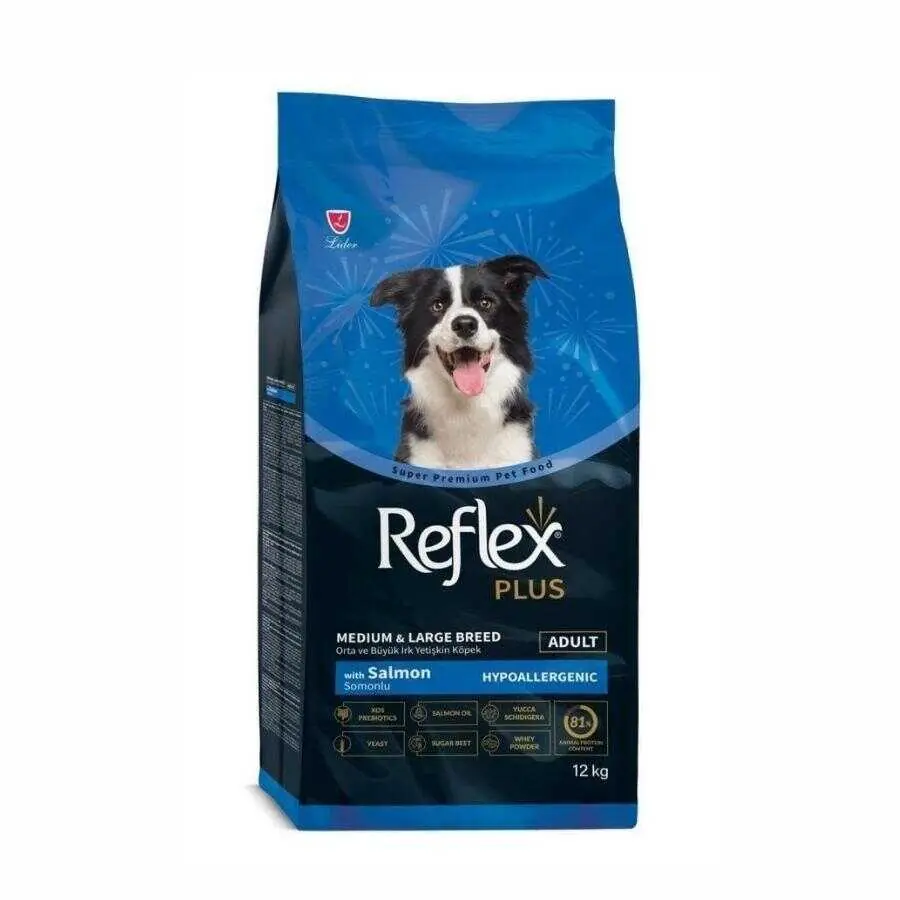 Reflex Plus Somonlu Orta ve Büyük Irk Yetişkin Köpek Maması {'id': '8bafb390-bd75-4df6-a7fa-69f90de8a26b', 'name': '12 Kg', 'colorCode': '', 'thumbnailImageId': '', 'variantTypeId': '441e88da-dca6-4a8d-87d4-d09e059ec0d0'}