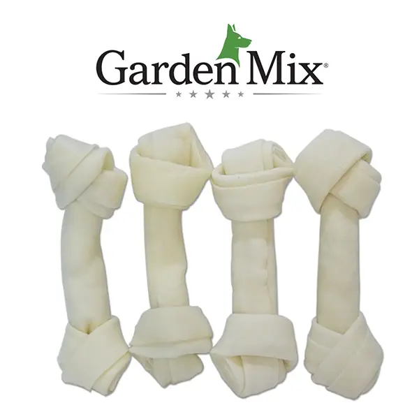 Garden Mix Düğümlü Beyaz Köpek Çiğneme Kemiği