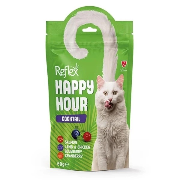 Reflex Happy Hour Cocktail Somonlu Kuzu Etli ve Tavuk Etli Kedi Ödülü
