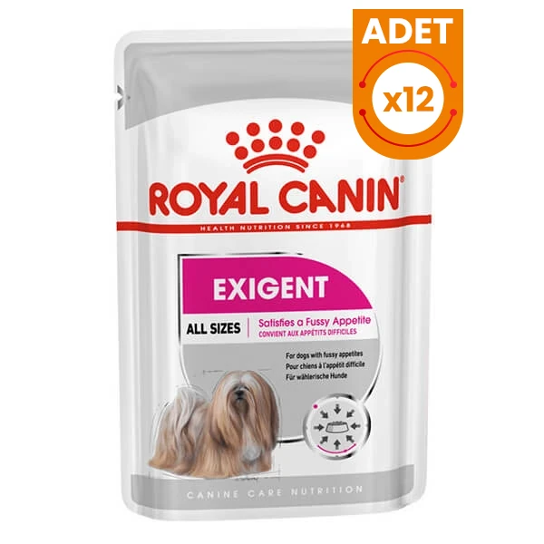 Royal Canin Exigent Pouch Konserve Köpek Maması - 12 Adet 85 Gr