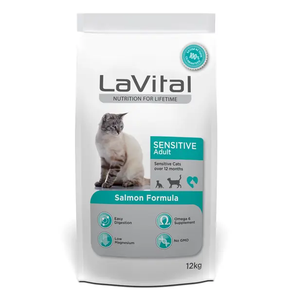 La Vital Sensitive Salmon Adult Dry Cat Food