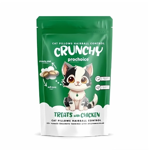 Prochoice Crunchy Tüy Yumağı Önleyici Tavuklu Kedi Ödül Maması