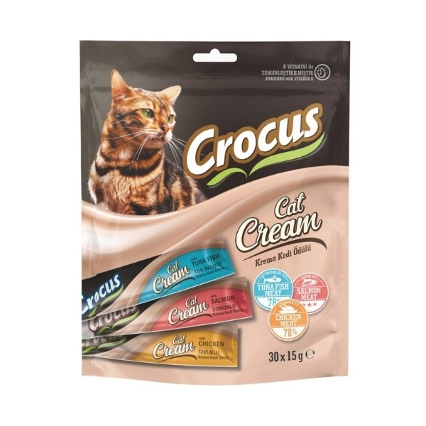 Crocus Karışık Lezzetler Sıvı Kedi Ödül Maması