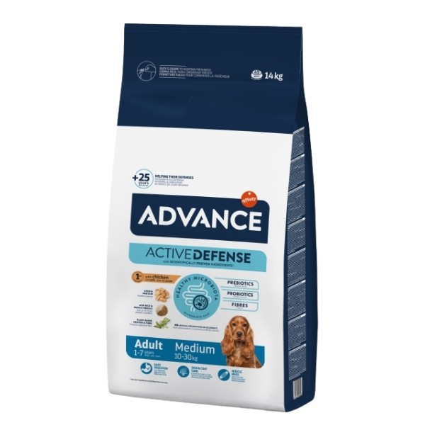 Advance Adult Medium Tavuklu Orta Irk Yetişkin Köpek Maması