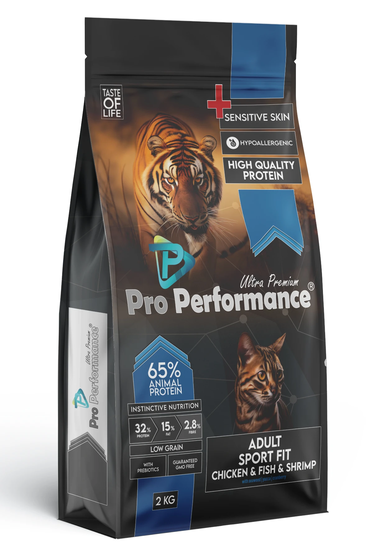 Pro Performance Sport Fit Tavuk Balık ve Karidesli Yetişkin Kedi Maması - 2 Kg