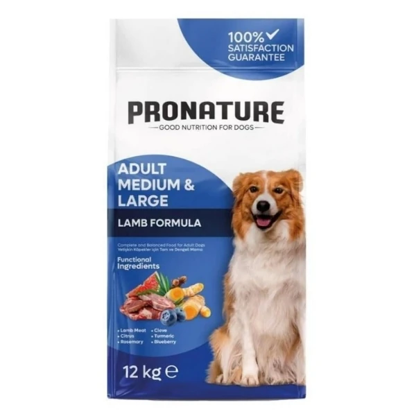 Pronature Daily Adult Kuzu Etli ve Pirinçli Yetişkin Köpek Maması