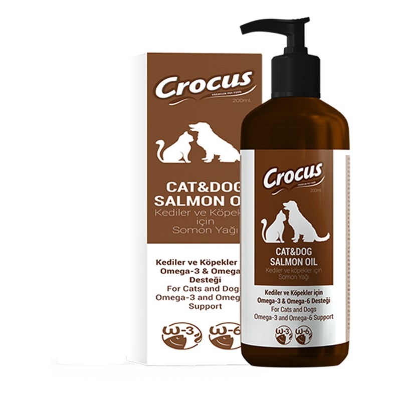 Crocus Salmon Oil Kedi ve Köpek Somon Yağı