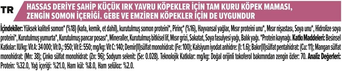 Pro Plan Puppy Somonlu Küçük Irk Yavru Köpek Maması