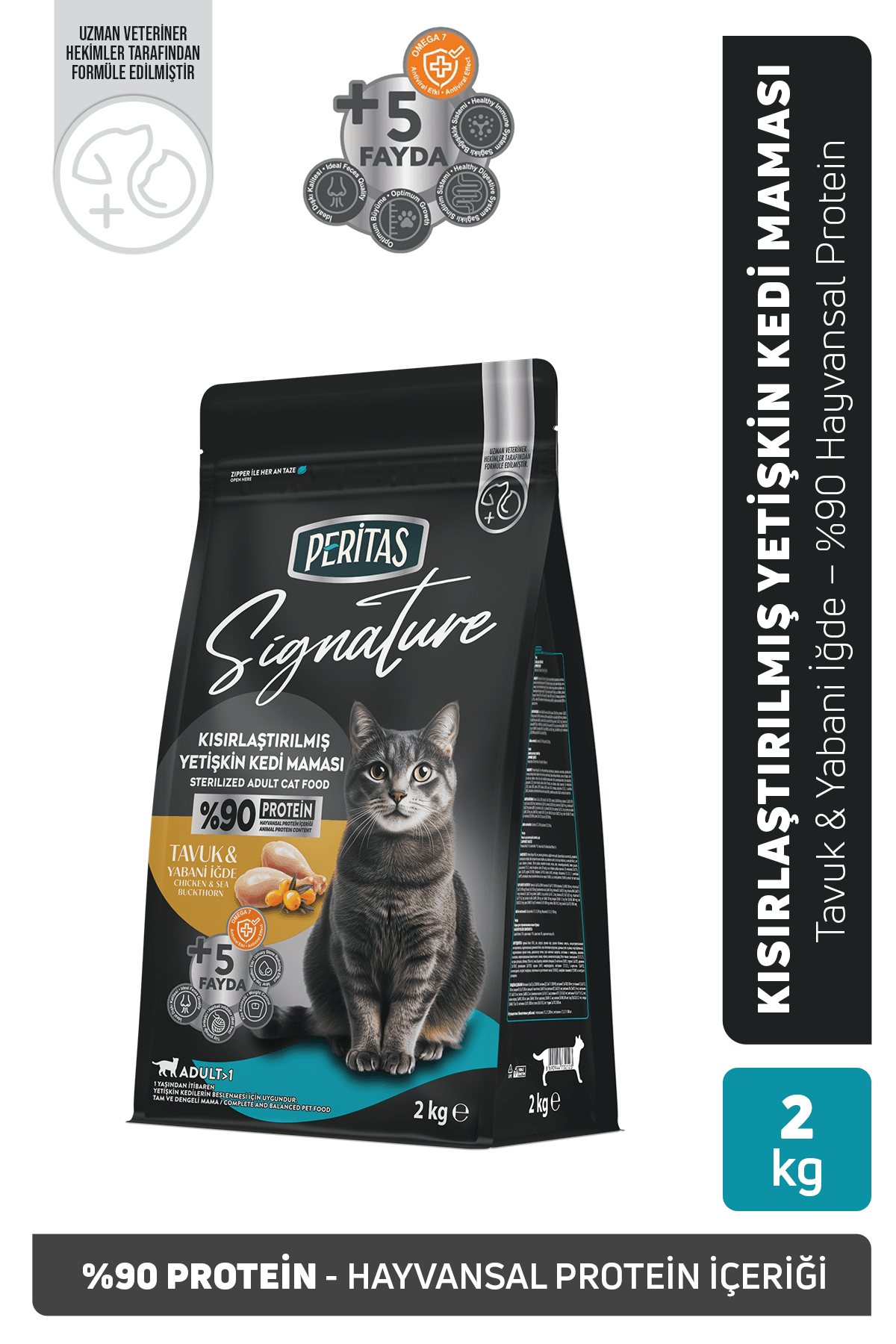 Signature Tavuklu Kısırlaştırılmış Yetişkin Kedi Maması