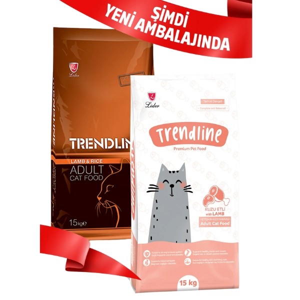 Trendline Adult Kuzu Etli Yetişkin Kedi Maması
