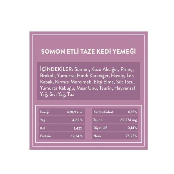 Kito Fresh Somon Etli Hipoalerjenik Taze Kedi Yemeği