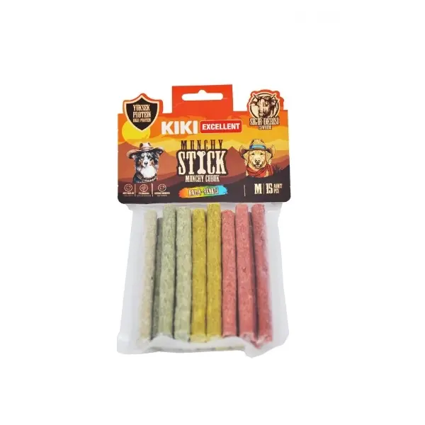 Kiki Excellent Kalın Munchy Sığır Derisinden Çubuk Kemik Köpek Ödülü