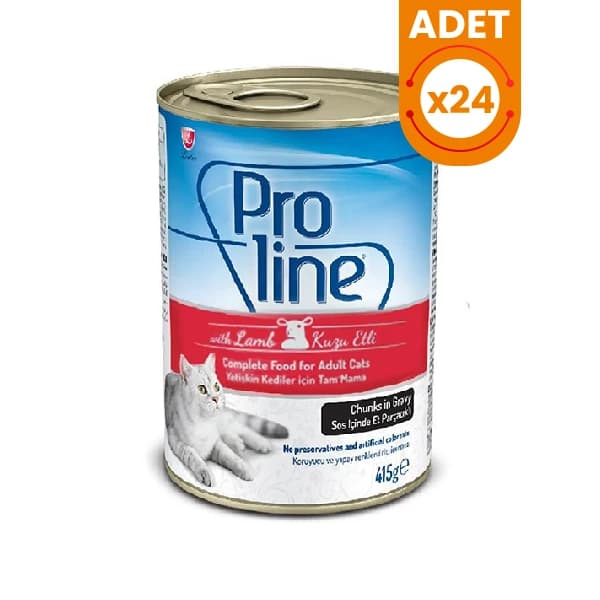 Proline Kuzu Etli Sos içinde Yetişkin Konserve Kedi Maması