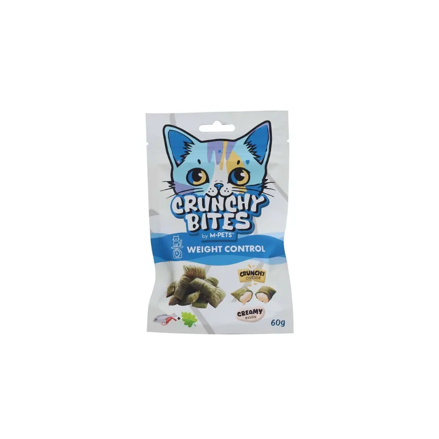 M-Pets Crunchy Bites Weight Control Kilo Kontrolünü Destekleyen Kedi Ödülü 60 Gr 60g