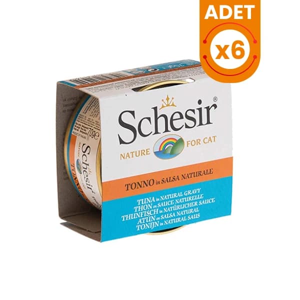Schesir Broth Naturel Sauce Ton Balıklı Pouch Yetişkin Konserve Kedi Maması