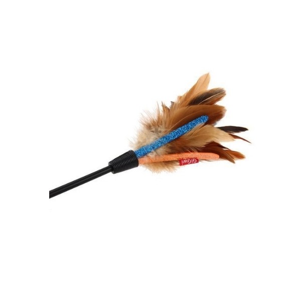Gigwi Feather Teaser Tüylü Kedi Oltası Oyuncağı