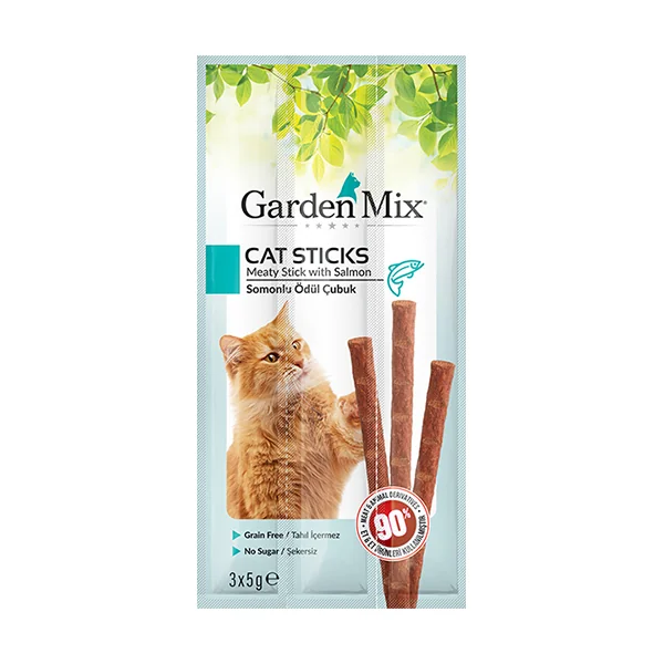 Garden Mix Somonlu Stick Kedi Ödül Maması