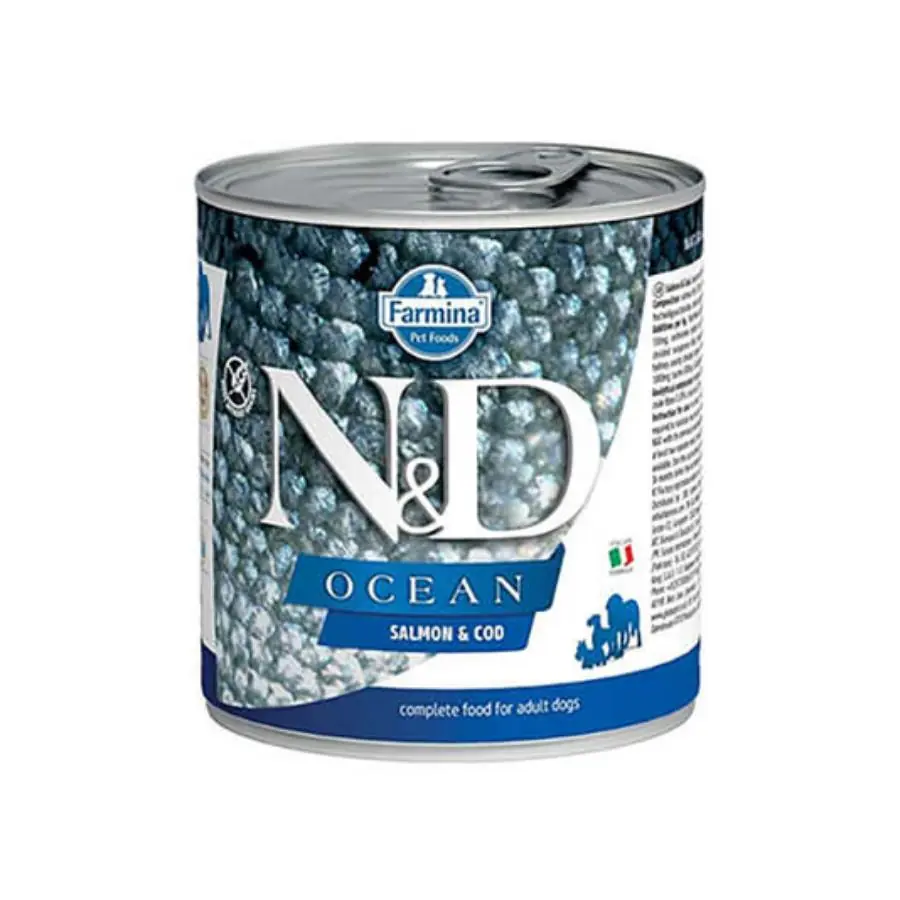N&D Ocean Somon ve Morina Balıklı Yetişkin Köpek Konservesi