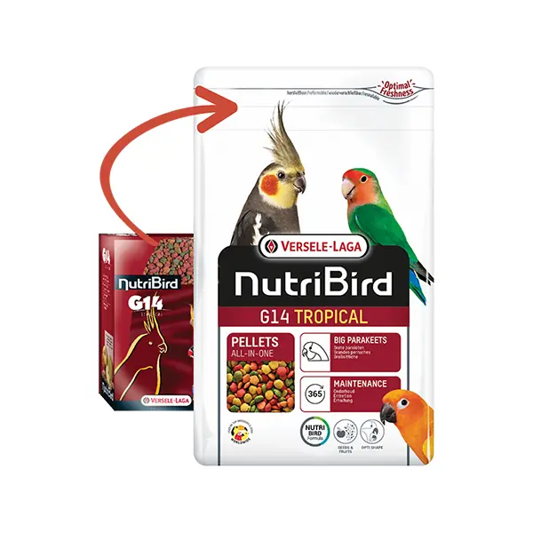 Versele Laga Nutribird G14 Tropikal Pelet Paraket Yemi